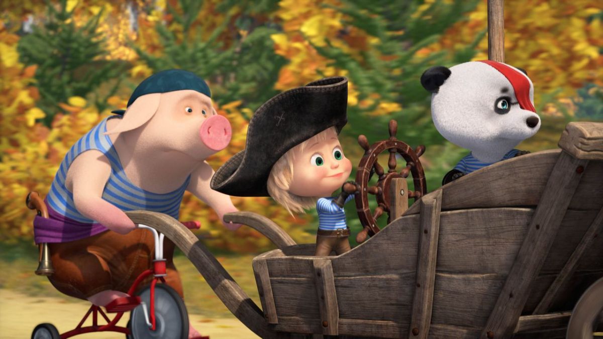 Mascha und der B&auml;r bei KiKA (Foto)