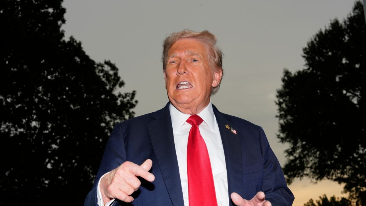 US-Präsident Donald Trump wurde Opfer einer scharfen Verbalattacke. (Foto)