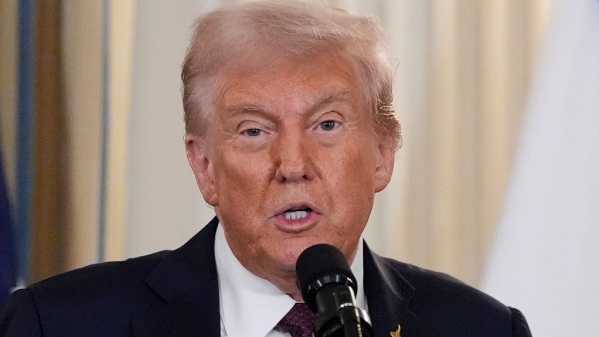 Donald Trump muss sich mit schlechten Zahlen vom US-Arbeitsmarkt auseinandersetzen. (Foto)