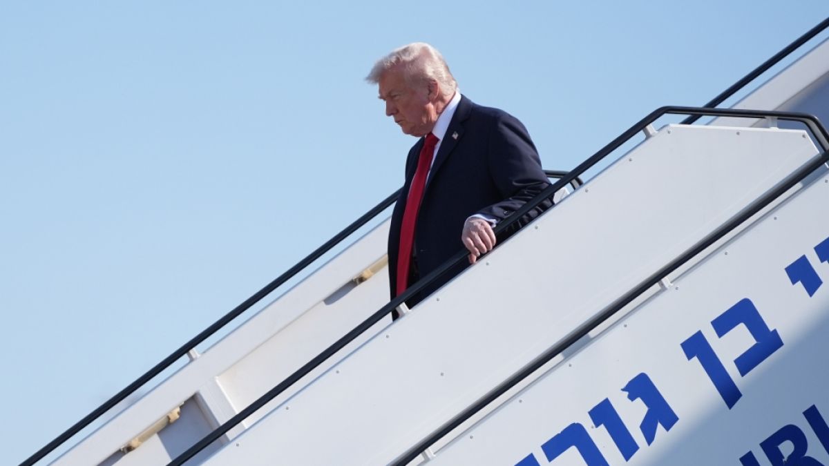 Donald Trump ist zum Auftakt seiner Nahost-Reise in Israel gelandet. (Foto)