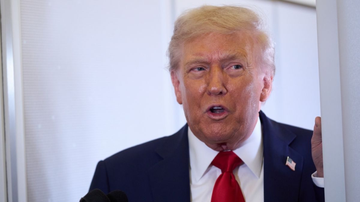 Donald Trump blickt den für den 18. Oktober geplanten "No Kings"-Protesten bang entgegen. (Foto)