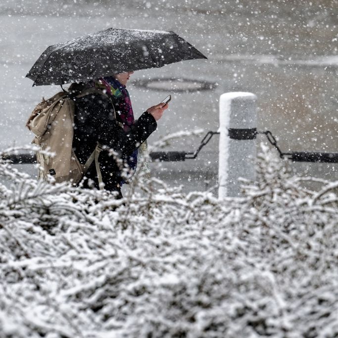 DWD erwartet starken Schneefall in mehreren Gemeinden