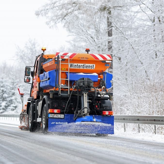 Glätte-Gefahr in der Region