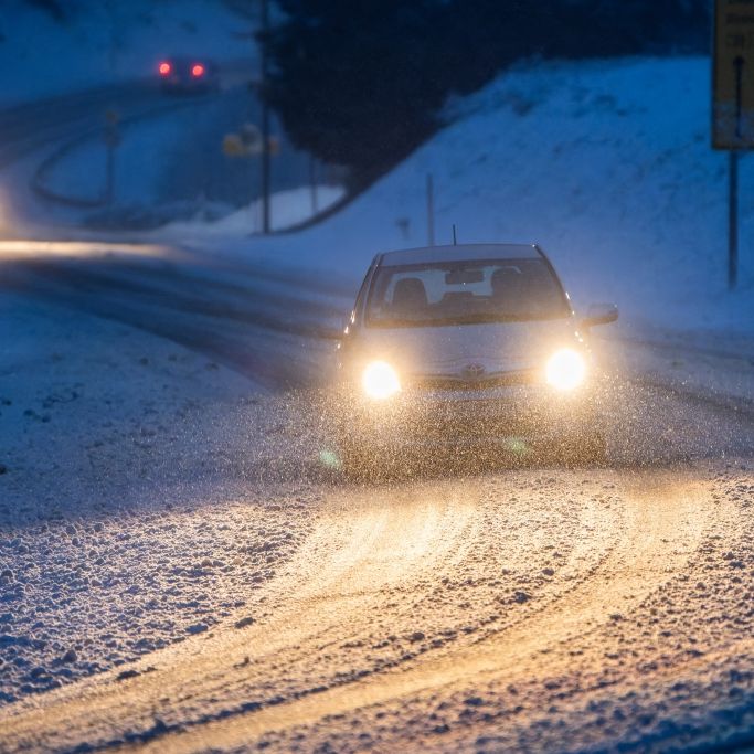 DWD warnt vor Glätte am Montag