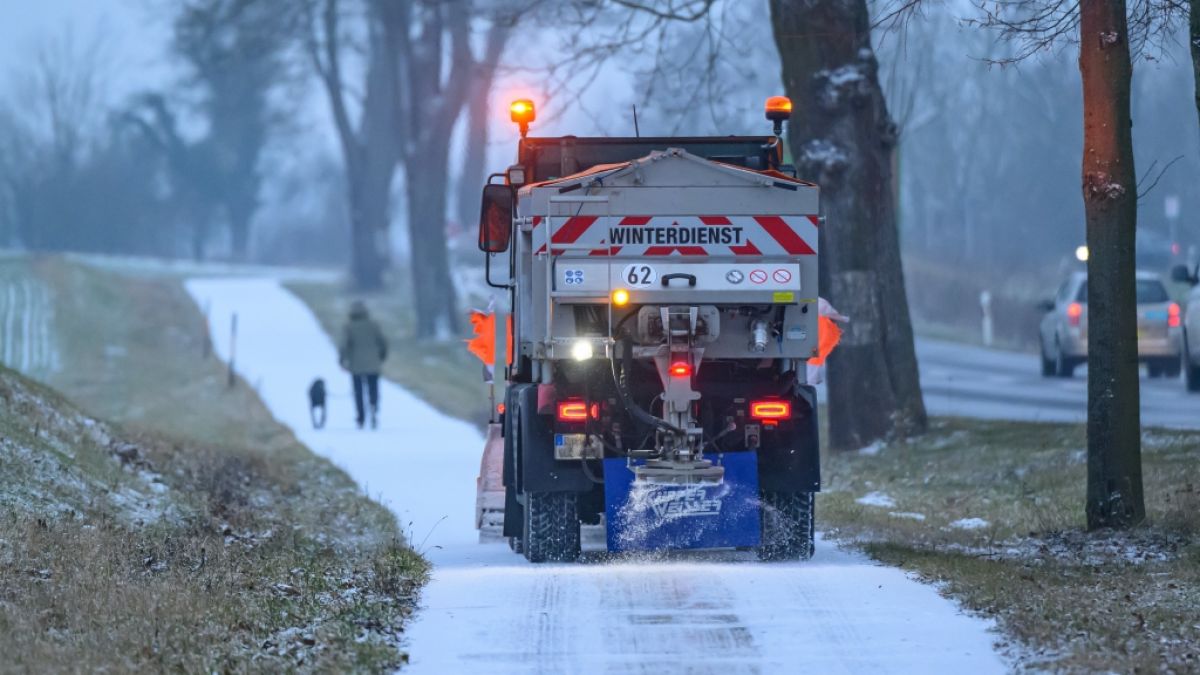 Der DWD warnt vor Glätte (Symbolbild). (Foto)