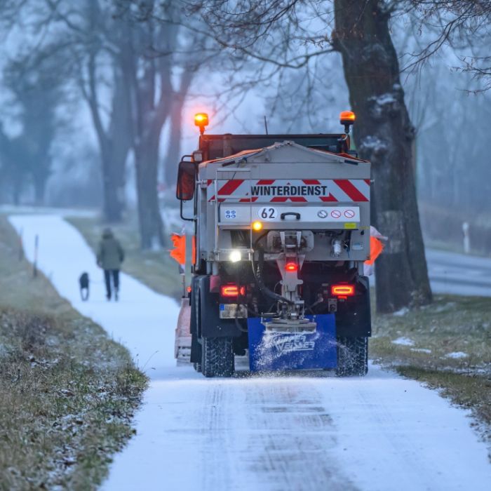 Warnung vor Glatteis für die Region am Montag