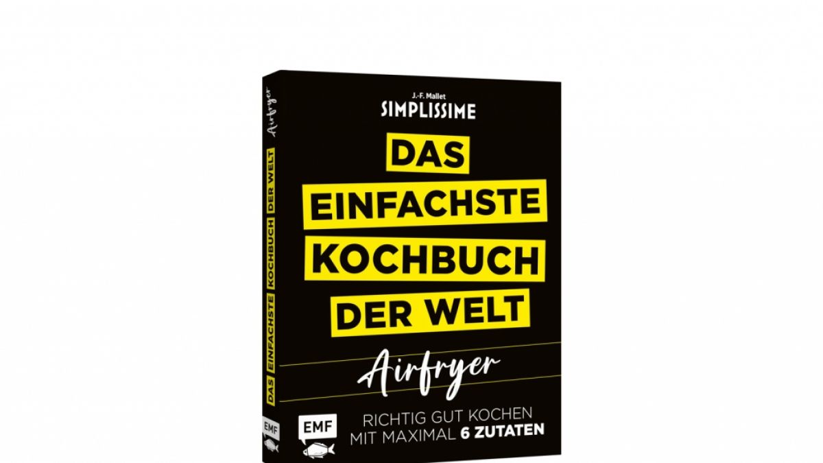 "Simplissime – Das einfachste Kochbuch der Welt: Airfryer" von Jean-Francois Mallet (Foto)