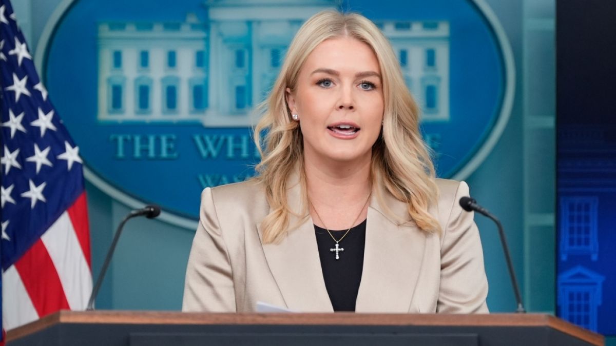 Karoline Leavitt beleidigte einen Journalisten und reagierte patzig. (Foto)