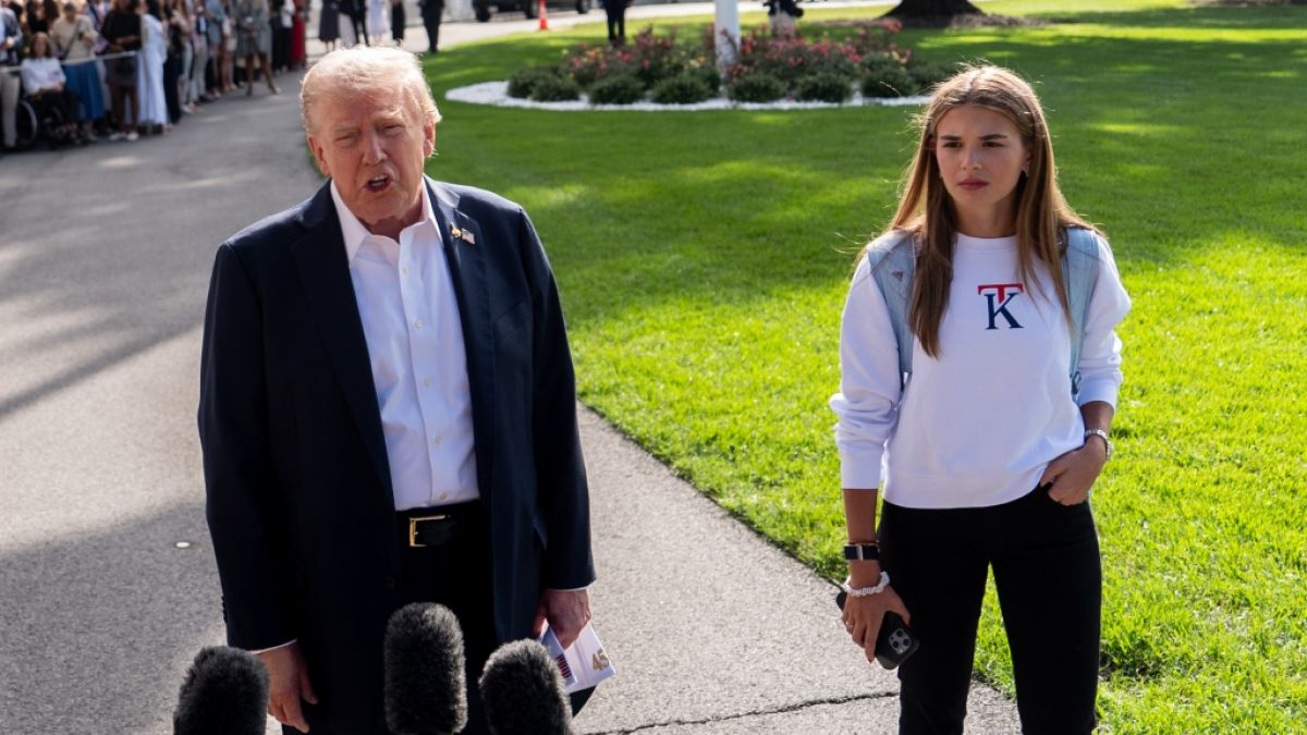 Donald Trump: Enkelin Kai verrät versehentlich Details zu seiner Gesundheit. (Foto)