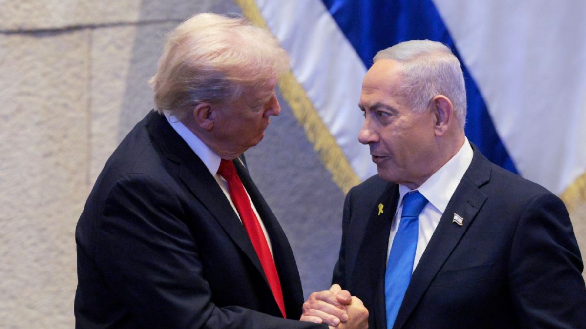 Donald Trump prahlt damit, Benjamin Netanjahu gestoppt zu haben. (Foto)