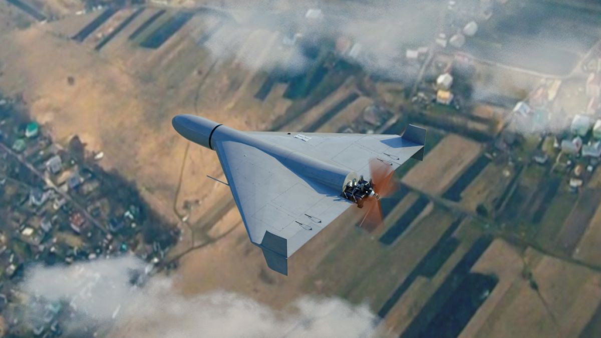 Eine Putin-Drohne hat einen zivilen Bus angegriffen. (Foto)