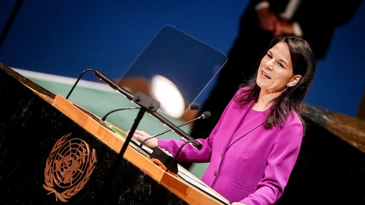 Annalena Baerbock erntet f&uuml;r eine Rede bei der UN erneut Hass und H&auml;me. (Foto)