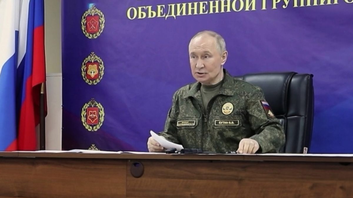 Wladimir Putin f&uuml;hrt seinen Ukraine-Krieg seit Februar 2022. (Foto)