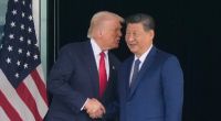 Donald Trump (l.) wirft Chinas Präsident Xi Jinping (r.) heimliche Atomwaffentests vor. Peking dementiert.