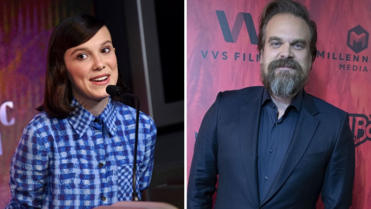 Millie Bobby Brown erhebt schwere Vorwürfe gegen ihren Serien-Vater David Harbour. (Foto)