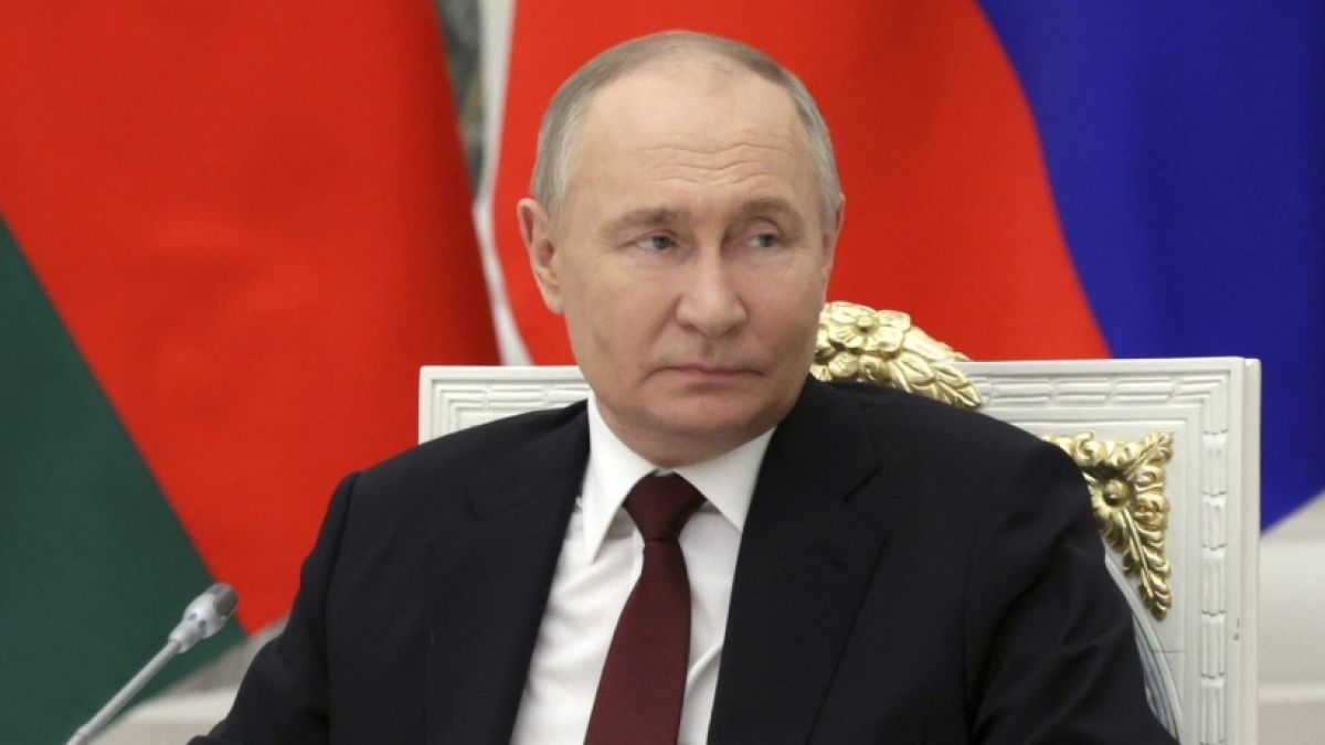 Wladimir Putin hat bei einem Ukraine-Gegenschlag 1000 Soldaten verloren, wird berichtet. (Foto)