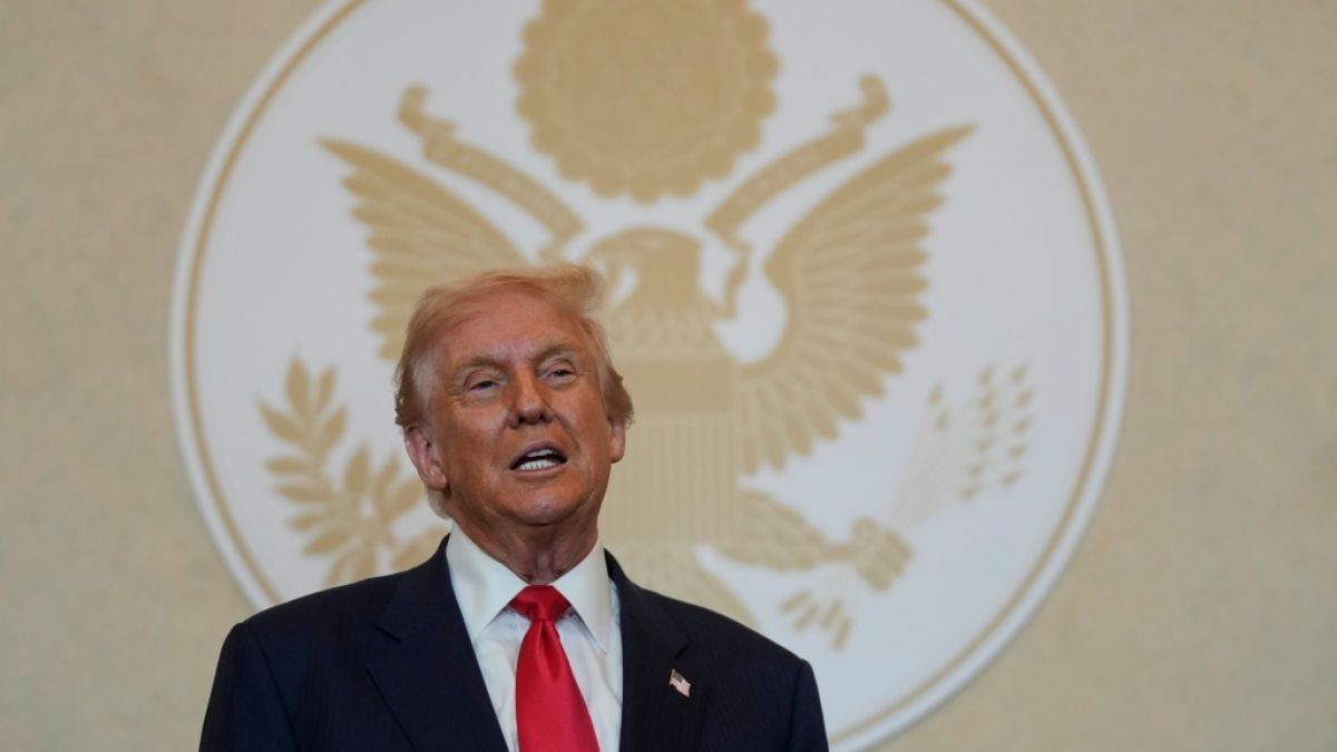 Donald Trump nutzt die Website des Weißen Hauses für einen weiteren Angriff auf die Demokraten. (Foto)