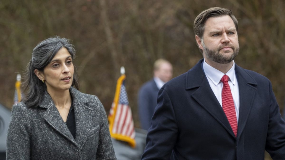 US-Vizepr&auml;sident J. D. Vance und seine Frau Usha bei einem Staatsbesuch in Deutschland. (Foto)