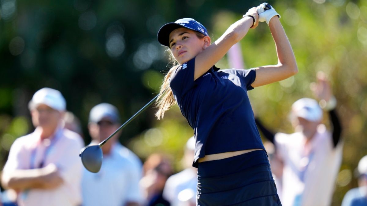 Kai Trump begeistert sich ebenso wie ihr Großvater Donald Trump für den Golfsport - beim Annika LPGA-Golfturnier blamierte sich die 18-Jährige jedoch gewaltig. (Foto)
