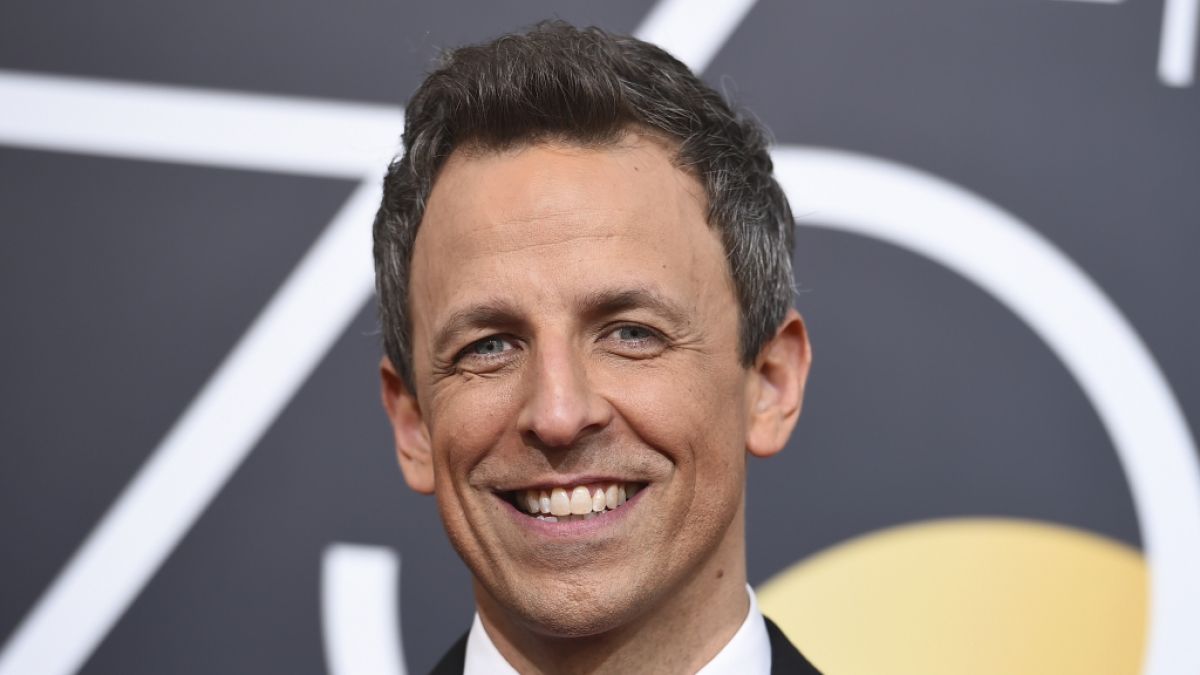 Seth Meyers l&auml;sst sich von Donald Trumps Beleidigungen nicht einsch&uuml;chtern. (Foto)