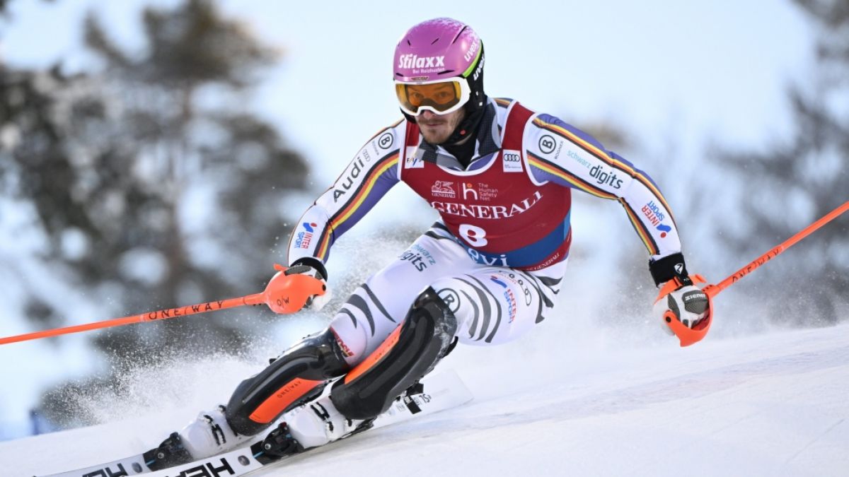 Linus Stra&szlig;er fuhr in Kitzb&uuml;hel auf den 3. Platz im Slalom. (Foto)