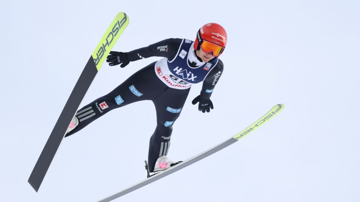 Katharina Schmid schaffte es in Engelberg auf das Podest. (Foto)