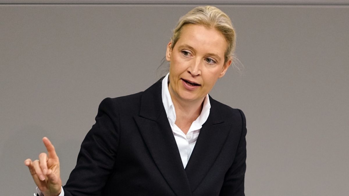 Alice Weidel schoss scharf gegen Friedrich Merz. (Foto)
