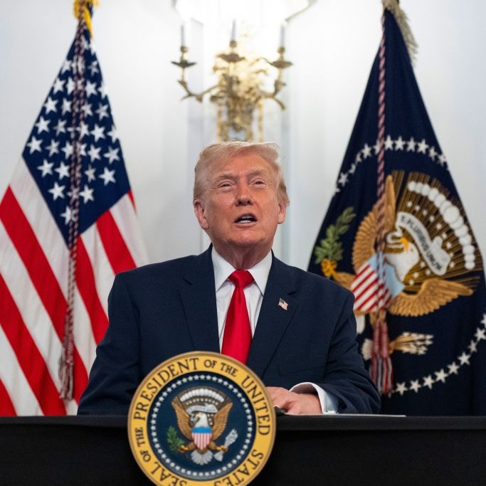 Ankündigung bei Weihnachtsfeier - US-Präsident ist noch 