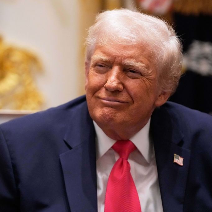 Donald Trump machte sich mit einer Lüge zum Gespött.