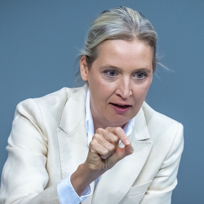 AfD-Chefin Alice Weidel wetterte in einem TV-Interview unflätig gegen 