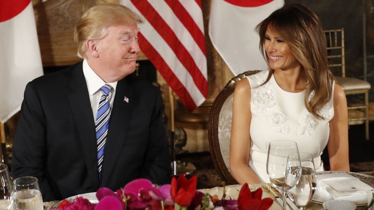 Donald Trump und Ehefrau Melania genießen das luxuriöse Ambiente in Mar-a-Lago. (Foto)