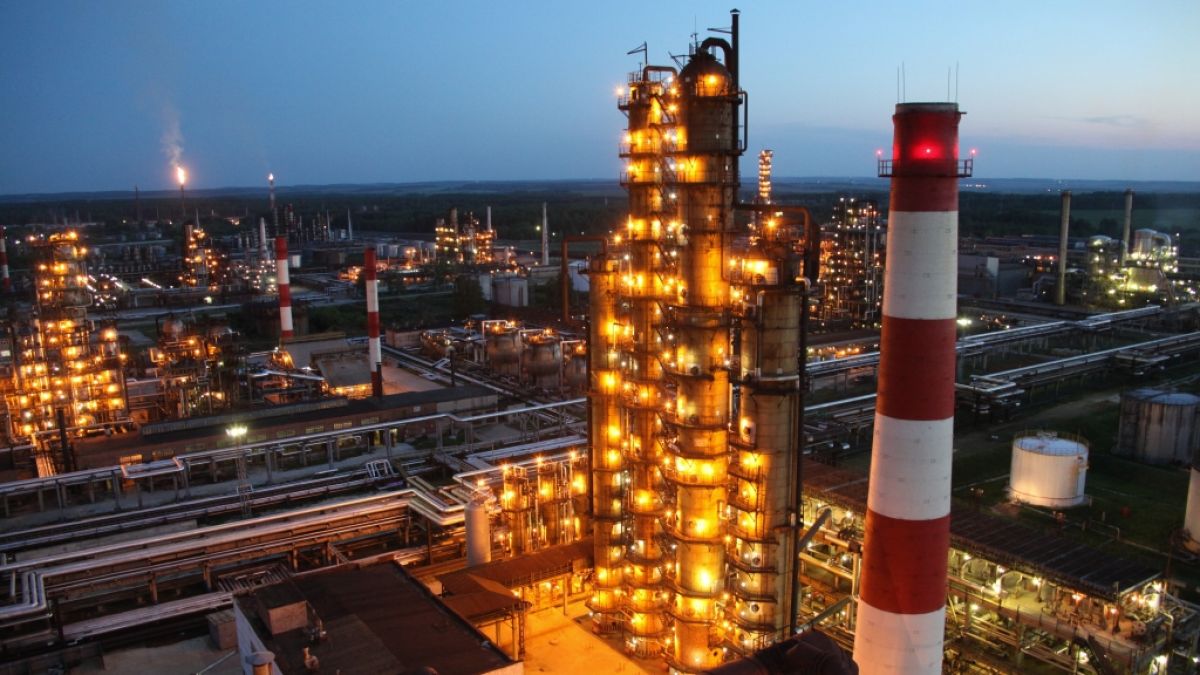 Die russische Ölraffinerie in Rjasan wurde erneut Ziel eines ukrainischen Angriffs. (Foto)