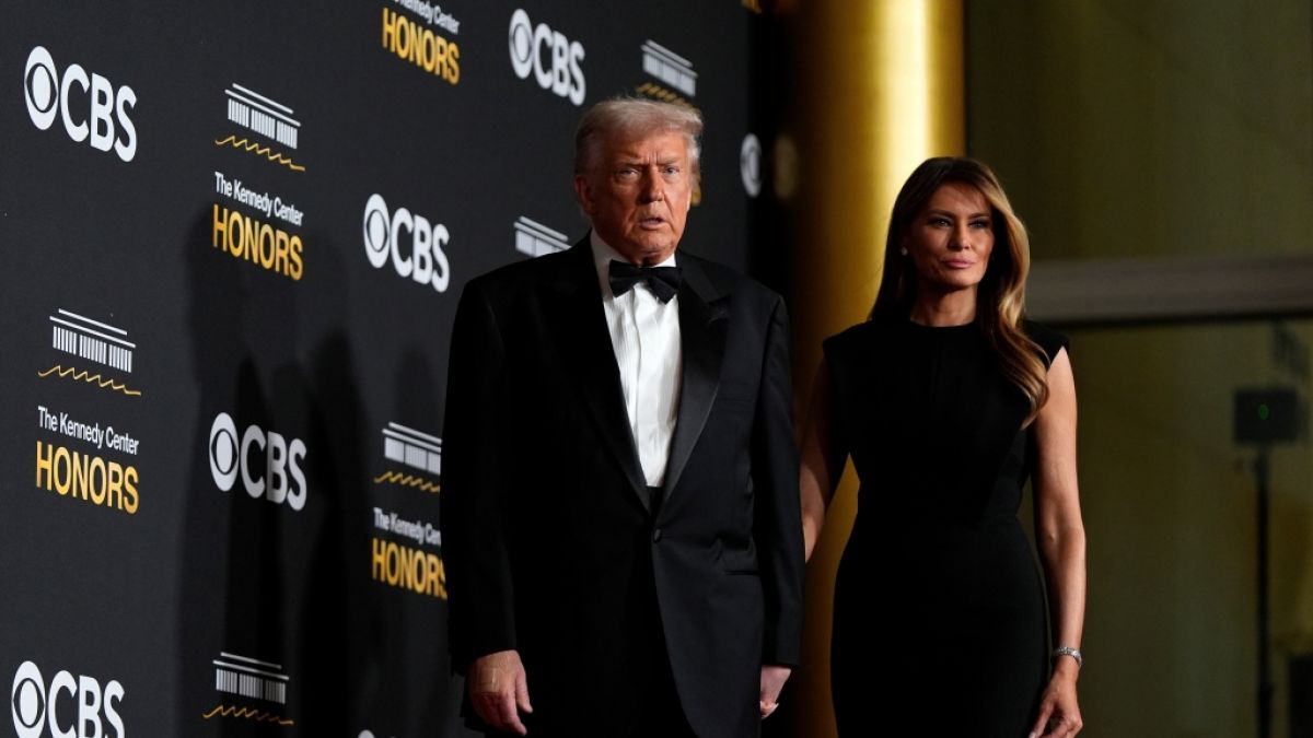 Donald und Melania Trump bei der Gala im Kennedy Center. (Foto)