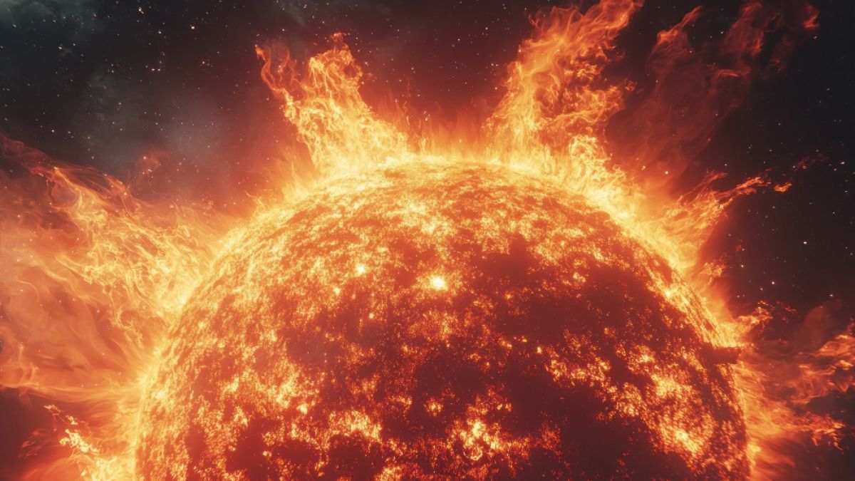 Erneut droht der Erde ein starker geomagnetischer Sturm. (Foto)