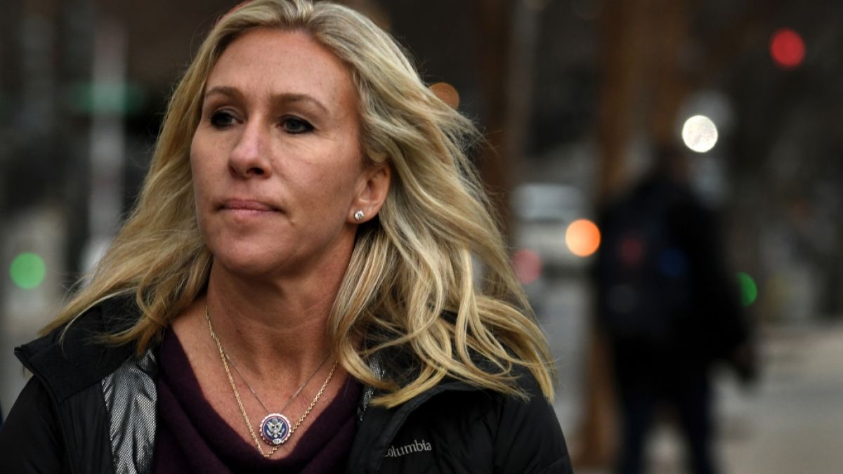 Die bei Donald Trump in Ungnade gefallene Marjorie Taylor Greene wird nicht müde, den US-Präsidenten und seine Gefolgschaft wortgewaltig zu attackieren. (Foto)