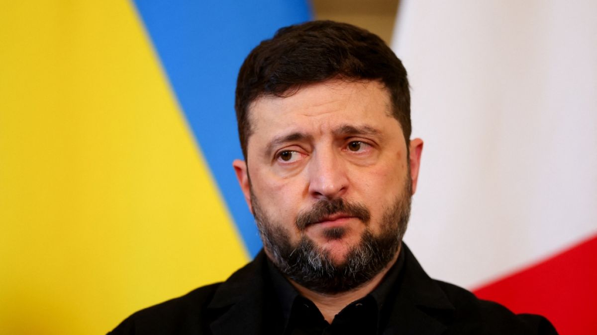 Wolodymyr Selenskyj: Ukrainischer Präsident blockt US-Kompromissideen ab. (Foto)