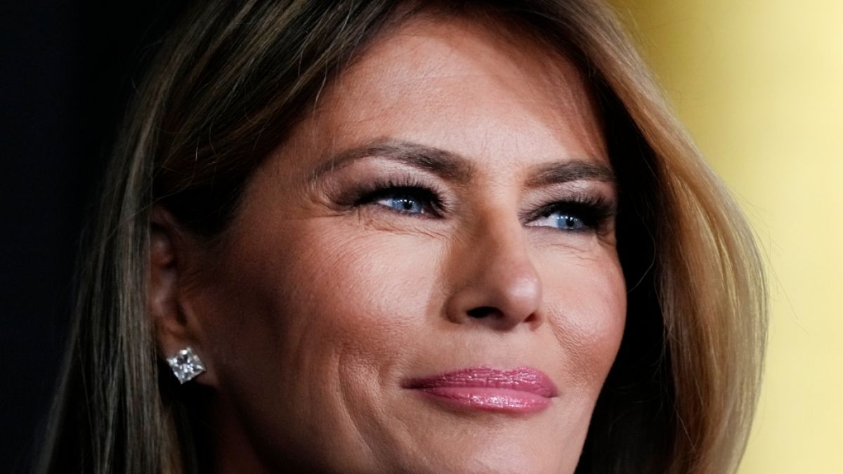 Melania Trump wirkte wie ausgewechselt. (Foto)