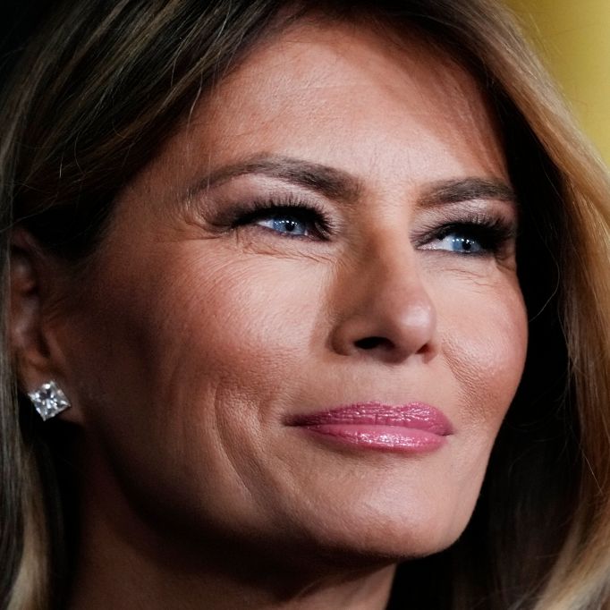 Melania Trump wirkte wie ausgewechselt.