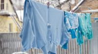 Auch bei frostigen Temperaturen ist das Trocknen auf der Wäscheleine im Freien möglich.