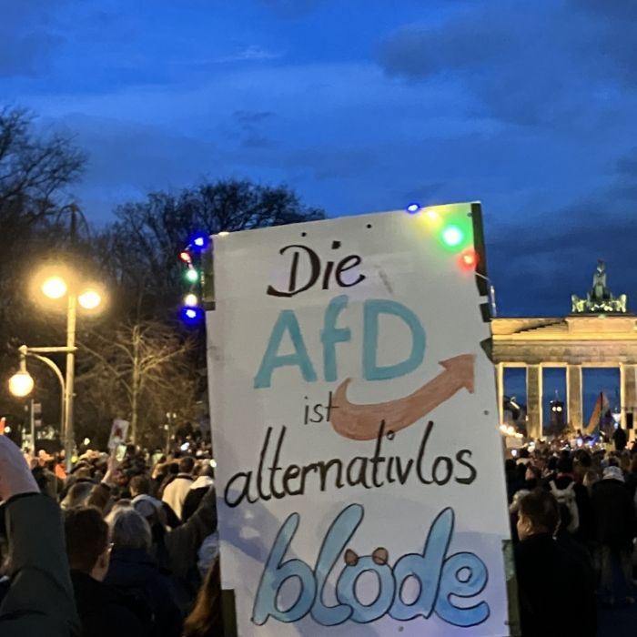 In welchen Städten gibt's ab 1.1. Demos gegen AfD, Menschenhass und Rechtsruck?