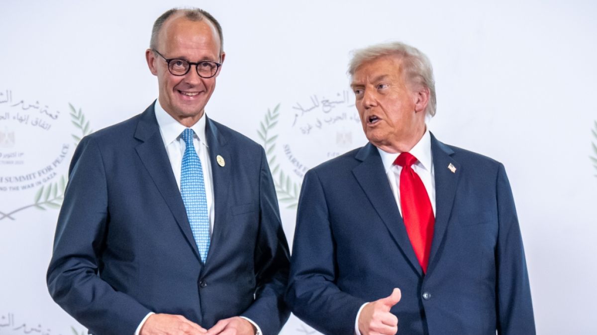 Mit europäischen Vertretern wie Bundeskanzler Friedrich Merz tauschte sich US-Präsident Donald Trump telefonisch zu Friedensplänen im Ukraine-Krieg aus - offenbar wurde die Diskussion hitzig, wie der US-Präsident enthüllte. (Foto)
