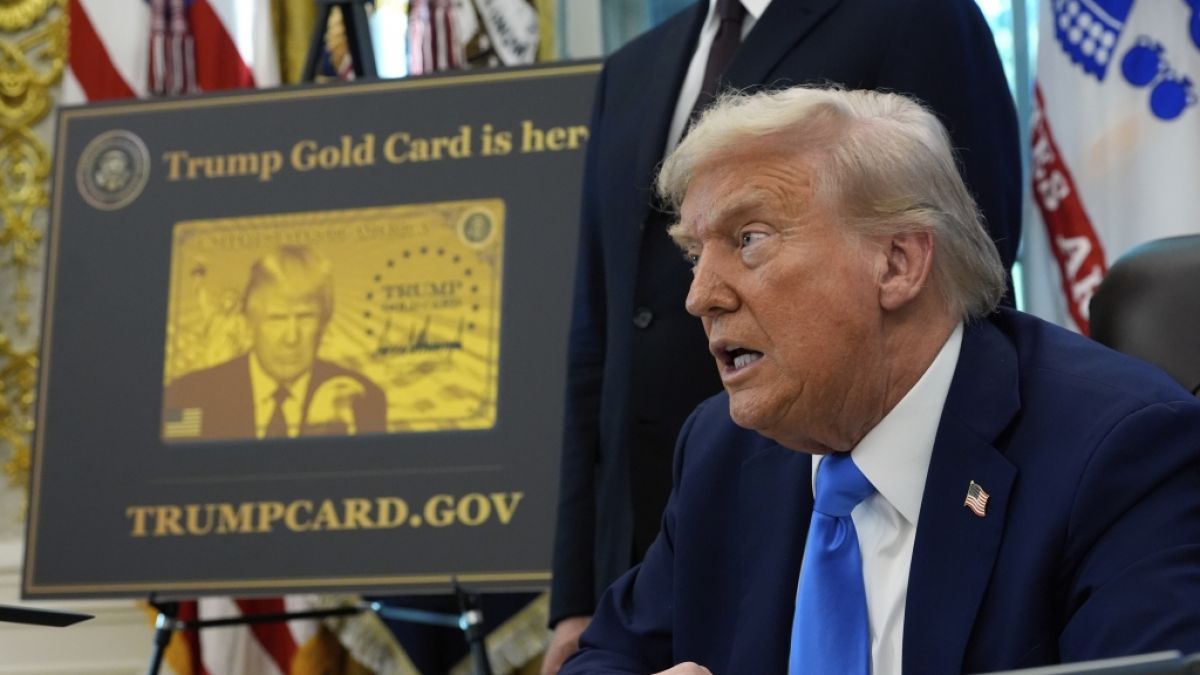 Donald Trump will mit seiner Goldkarte reiche Einwanderer anlocken. (Foto)