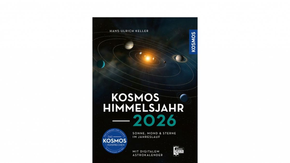 Das "Kosmos Himmelsjahr 2026" von Hans-Ulrich Keller gibt einen &Uuml;berblick &uuml;ber die Astro-Ereignisse im Jahresverlauf. (Foto)