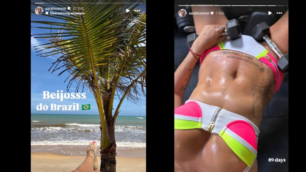 Sarah Connor liegt in Brasilien nicht nur auf der faulen Haut. (Foto)