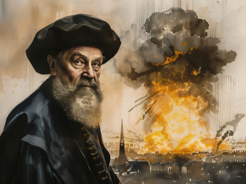 Nostradamus: "König Donald" und blutige Unruhen in Europa? So düster soll 2026 werden