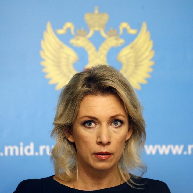 Marija Sacharowa, die Sprecherin des russischen Außenministeriums.