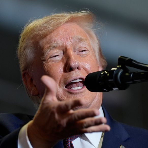 Fehlt auffällig oft in den Epstein-Akten: Donald Trump.