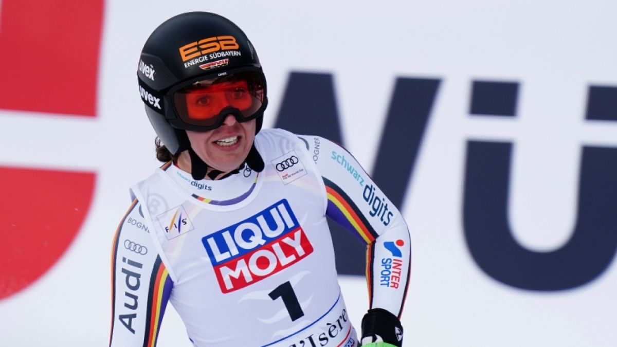 Kira Weidle-Winkelmann raste bei der Abfahrt von Val d'Is&egrave;re auf Rang zwei. (Foto)