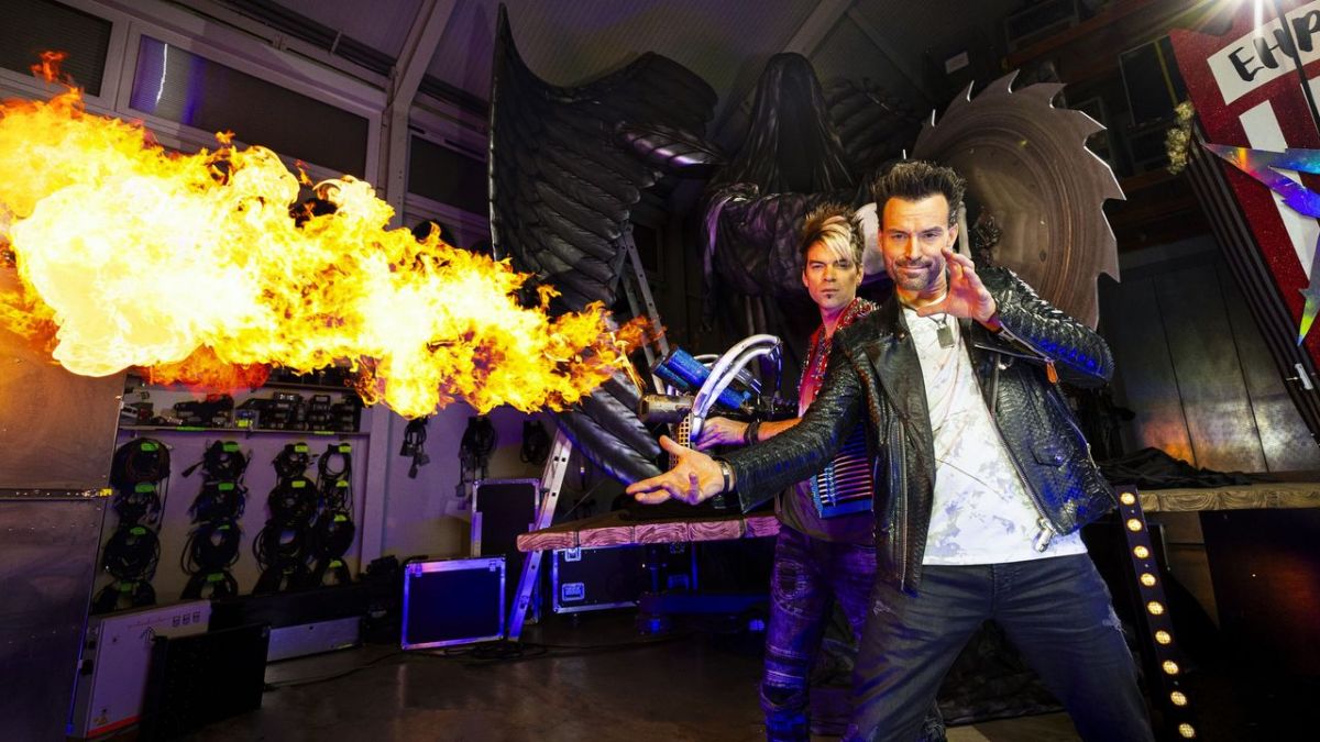 Backstage Ehrlich Brothers bei ZDF (Foto)