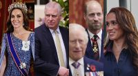 Ob Prinzessin Kate, Andrew Mountbatten Windsor, König Charles III., Prinz William oder Meghan Markle: In den Royals-News 2025 fanden sich nahezu alle Mitglieder der britischen Königsfamilie wieder.